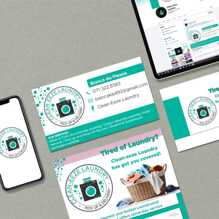 Clean-Eeze Laundry Branding
